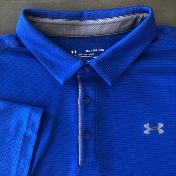 Under Armour Blue Polo Shirt - Picture 1 of 13